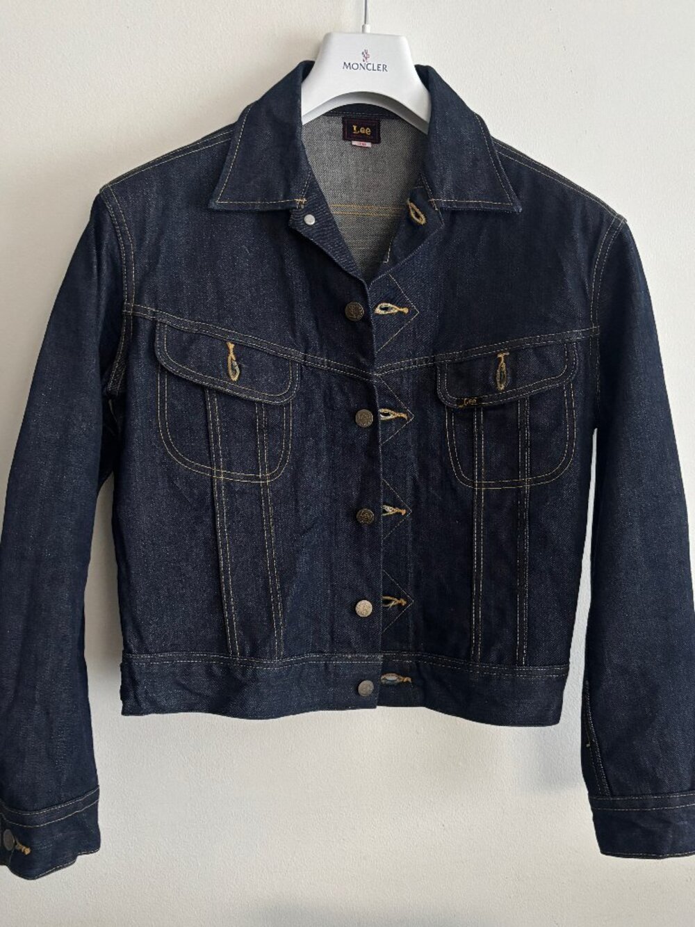 RARE The Real McCoy's Japan Lee 101-J Rider Indigo Denim Jacket - 38 Small